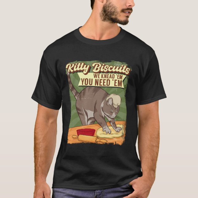 Camiseta Biscuits Kitty Que Amamos Em Que Necesitas A Em Ca (Anverso)