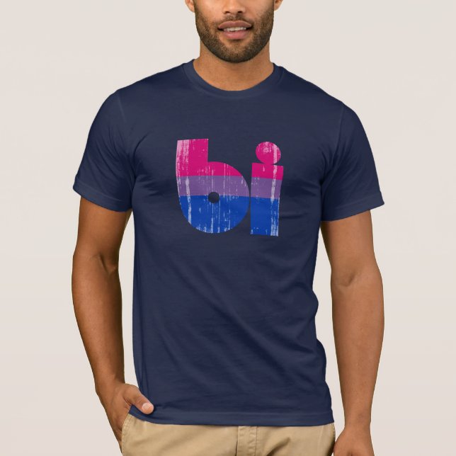Camiseta BISEXUAL 2 distressed.png (Anverso)