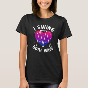 Camiseta Bisexual Bandera Orgullo Pun Swing I Swing Ambas F