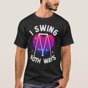 Camiseta Bisexual Bandera Orgullo Pun Swing I Swing Ambas F