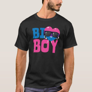 Camiseta Bisexual Bi Pride Bandera Corazón Bi Boy