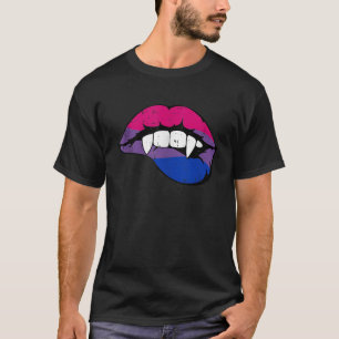 Camiseta Bisexual Bi Vampiros Láminas de Vampiro Vagabundos