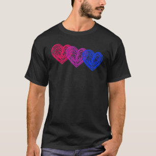 Camiseta Bisexual Corazón Bisexualidad Bi Bandera de Amor L