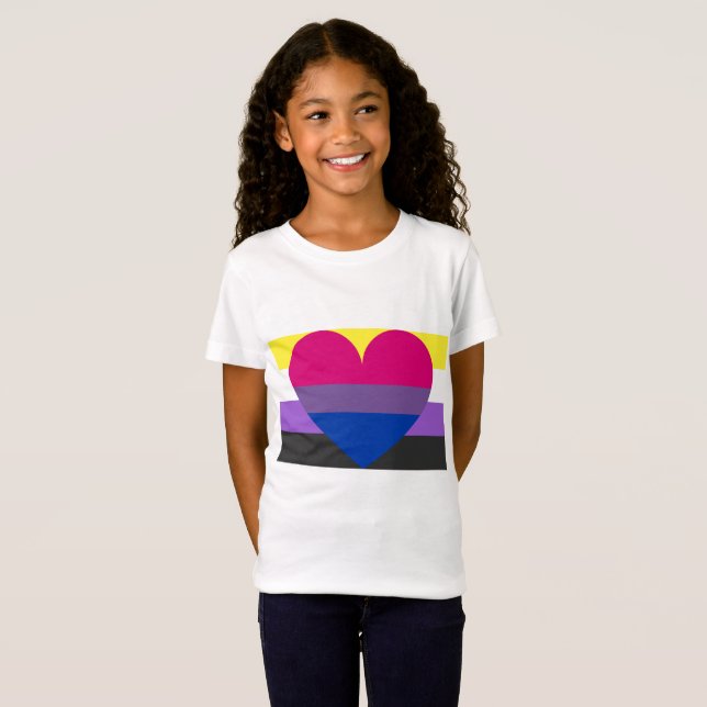 Camiseta Bisexual de Nonbinary (Anverso completo)