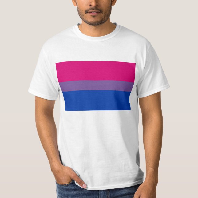 Camiseta bisexual del orgullo (Anverso)