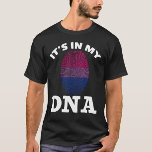 Camiseta Bisexual Dna Bi Orgullo Impresión digital Igualdad