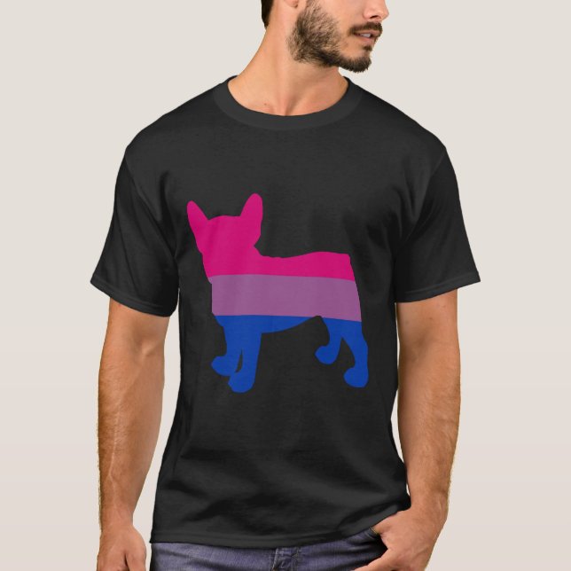 Camiseta Bisexual French Bulldog Bisex Frenchie (Anverso)