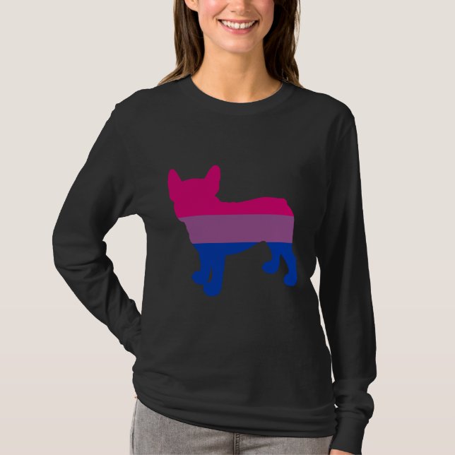 Camiseta Bisexual French Bulldog Bisex Frenchie (Anverso)
