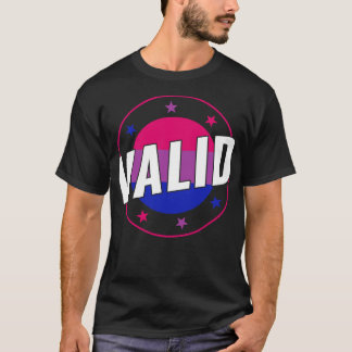 Camiseta Bisexual Funny Válido Bi Pride Bisexualidad