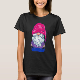 Camiseta Bisexual Gnome Beanie Bisexual Orgullo LGBTQ Bisex