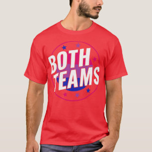 Camiseta Bisexual gracioso bi ambos equipos LGBT
