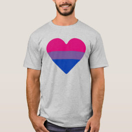 Camiseta Bisexual Heart Pride