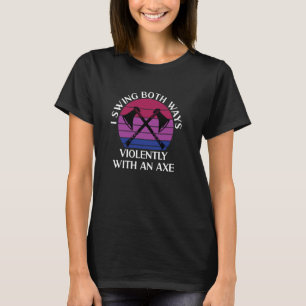 Camiseta Bisexual I Swing Ambas Formas Ax Graciosa Bandera