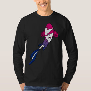 Camiseta Bisexual Koi Fish