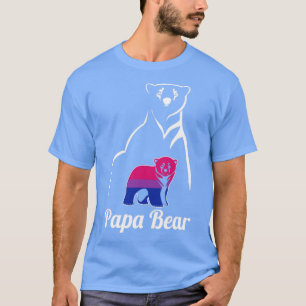 Camiseta Bisexual LGBT: Papa vestido con la bandera del Org