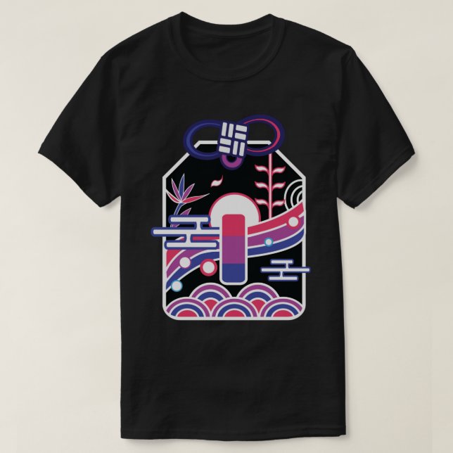 Camiseta Bisexual Omamori (Diseño del anverso)