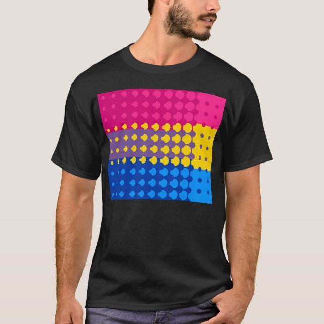 Camiseta Bisexual/Pansexual (diseño 1) (Anverso)