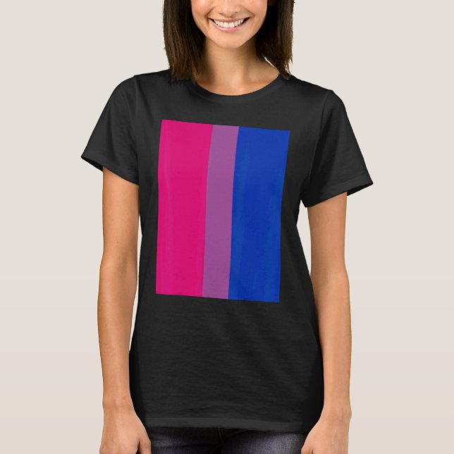 Camiseta Bisexual Pride Flag Rotated  For Bi People Who Lik (Anverso)