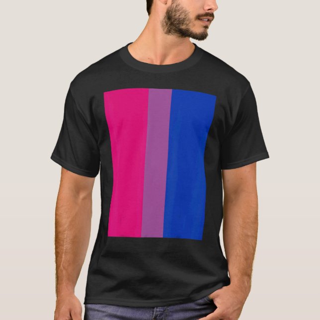 Camiseta Bisexual Pride Flag Rotated  For Bi People Who Lik (Anverso)