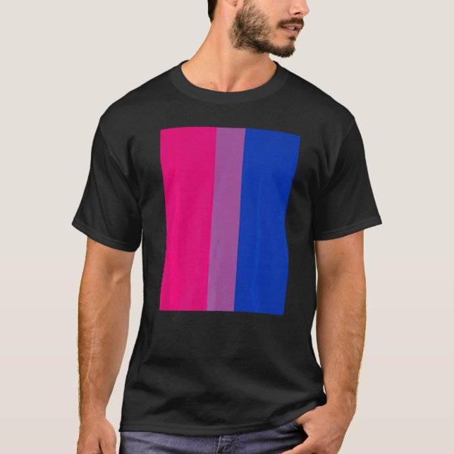 Camiseta Bisexual Pride Flag Rotated For Bi People Who Like (Anverso)
