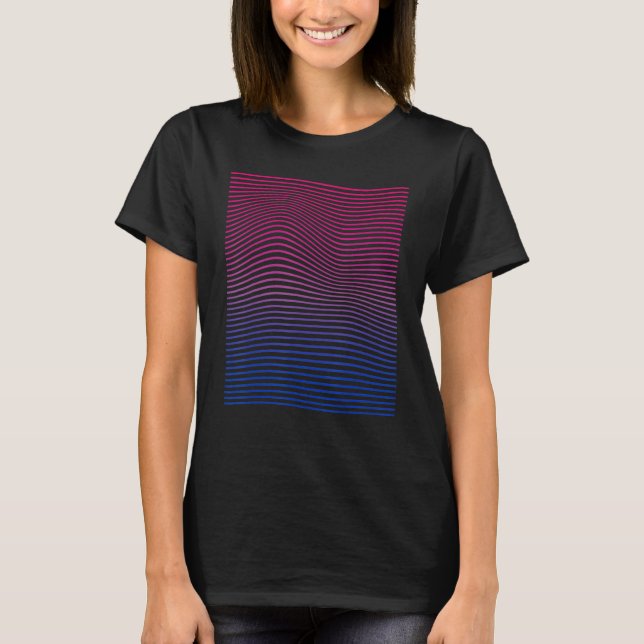 Camiseta Bisexual Pride Subtle Bi Bisexuality Flag LGBT Pri (Anverso)