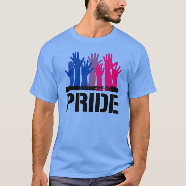Camiseta Bisexual Pride Together (Anverso)