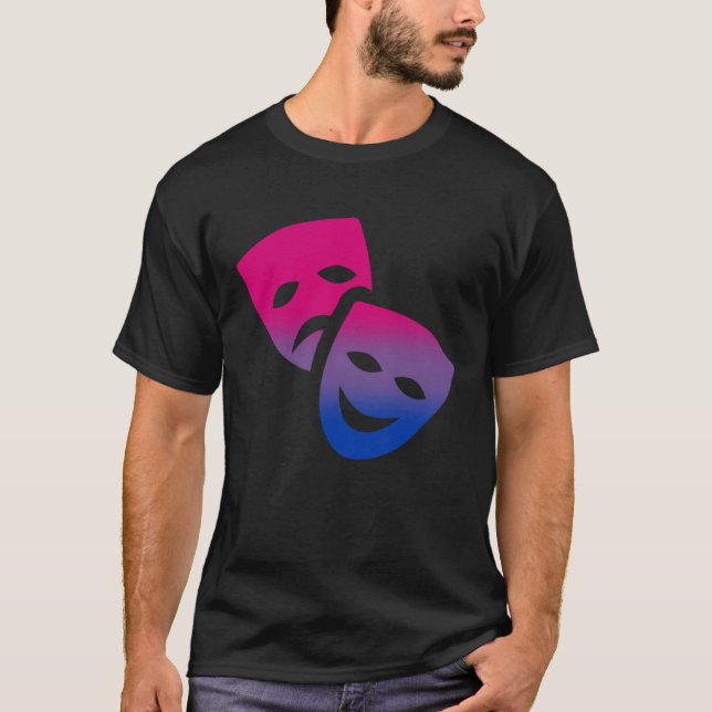 Camiseta Bisexual Subtle Bi Pride LGBTQ Theatre Theater and (Anverso)