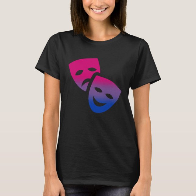 Camiseta Bisexual Subtle Bi Pride LGBTQ Theatre Theater and (Anverso)