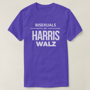 Camiseta Bisexuales para Harris Walz