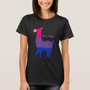 Camiseta Bisexualidad Llama Bandera Bisexual Bi LGBTQ Bisex