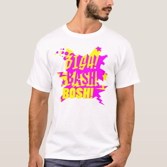 CAMISETA ¡BISH! ¡GOLPE! ¡PALABRERÍA! (Anverso)