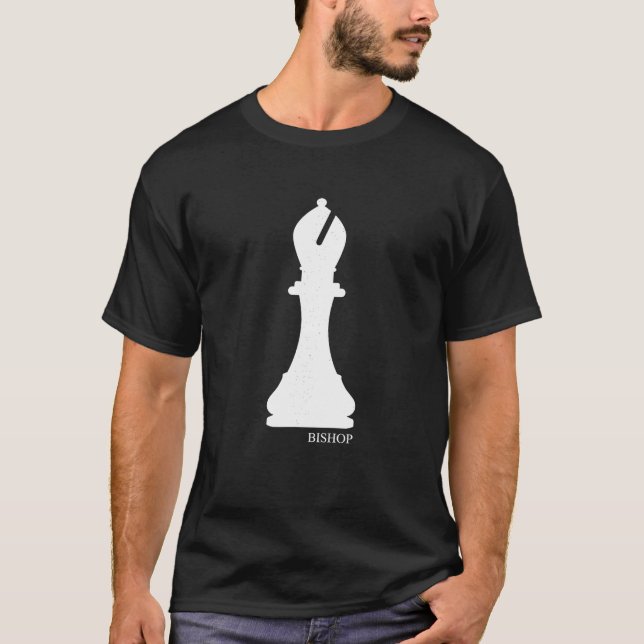 Camiseta Bishop Chess Piece Halloween Costueen Chess Club (Anverso)