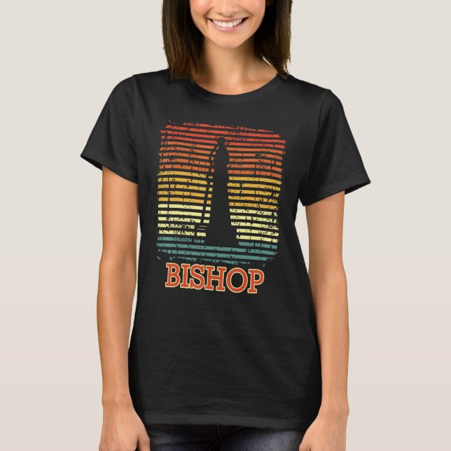 Camiseta Bishop of Chess Runner Chess Figure Men Women Chil (Anverso)