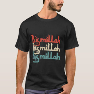 Camiseta Bismallah Bismo Allah Islam Quran Islámico Akbar D