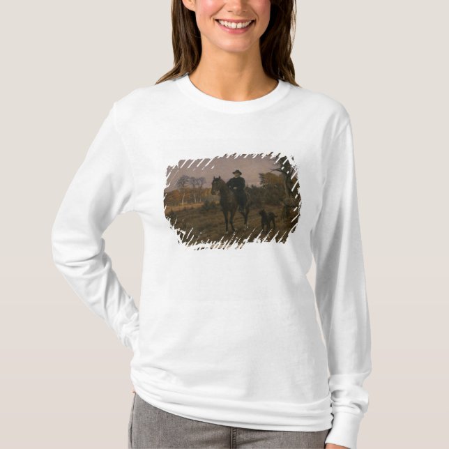 Camiseta Bismarck a caballo con el perro (Anverso)