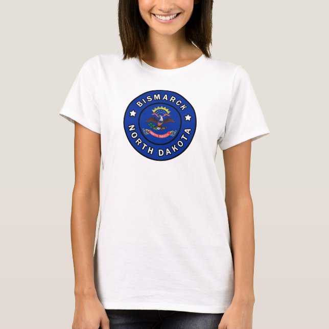 Camiseta Bismarck Dakota del Norte (Anverso)