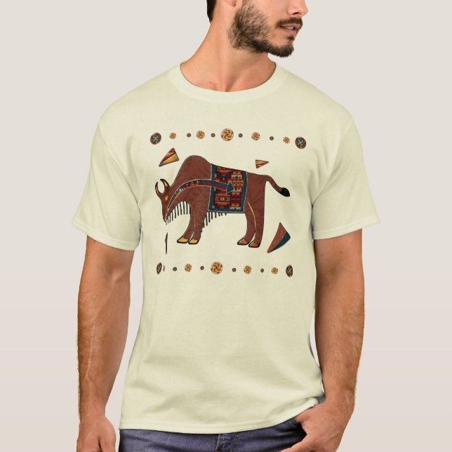 Camiseta Bison Americana 3D (Anverso)