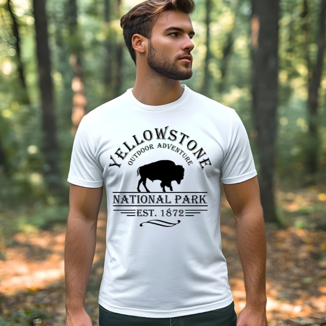 Camiseta Bison Antiguo Parque Nacional Yellowstone (Subido por el creador)