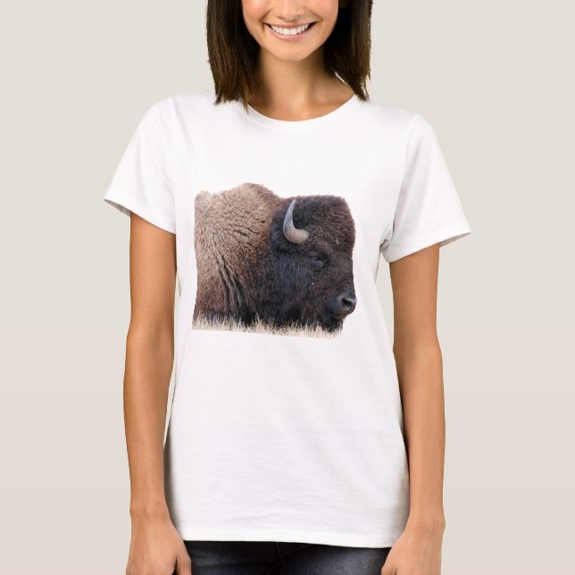 Camiseta Bison Buffalo Americano (Anverso)