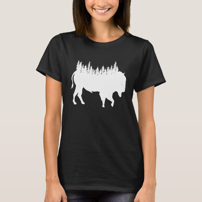 Camiseta Bison Buffalo Buffalo National Park Natural Americ (Anverso)