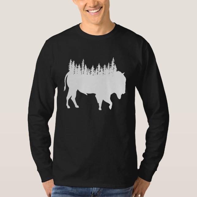 Camiseta Bison Buffalo Buffalo National Park Natural Americ (Anverso)