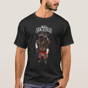 Camiseta Bison Bull As Muay Thai Kick Boxing Champions 1