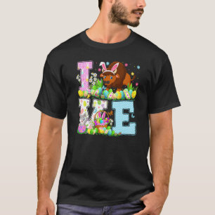 Camiseta Bison Easter Egt Hunt Funny Love Bison Easter Sund
