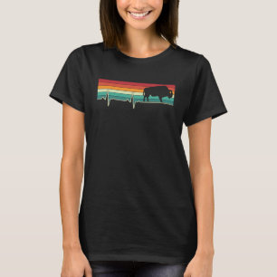 Camiseta Bison ECG retira el búfalo y el venado del latido