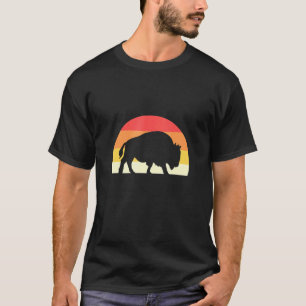 Camiseta Bison estadounidense retro vintage