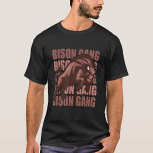Camiseta Bison Gang Buffalo Bison Lover Retro_2