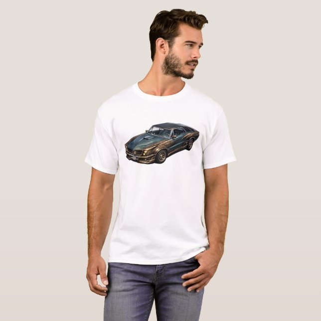Camiseta Bison Grey Muscle Coupe — BV-GBG (Anverso completo)