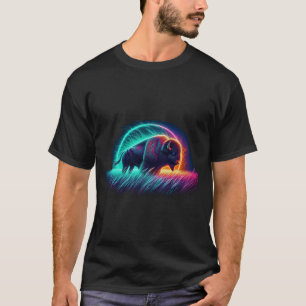 Camiseta Bison in Grassland, vida salvaje