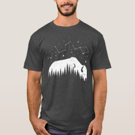 Camiseta Bison Moon Wood Stars Dream Big Trekking Travel