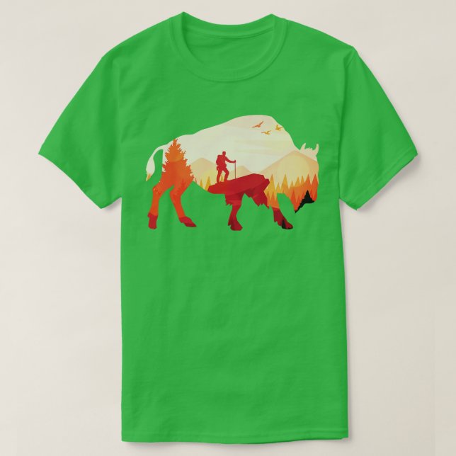 Camiseta Bison Outdoor (Diseño del anverso)